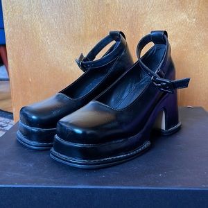 Shop Peche Mary Jane platforms